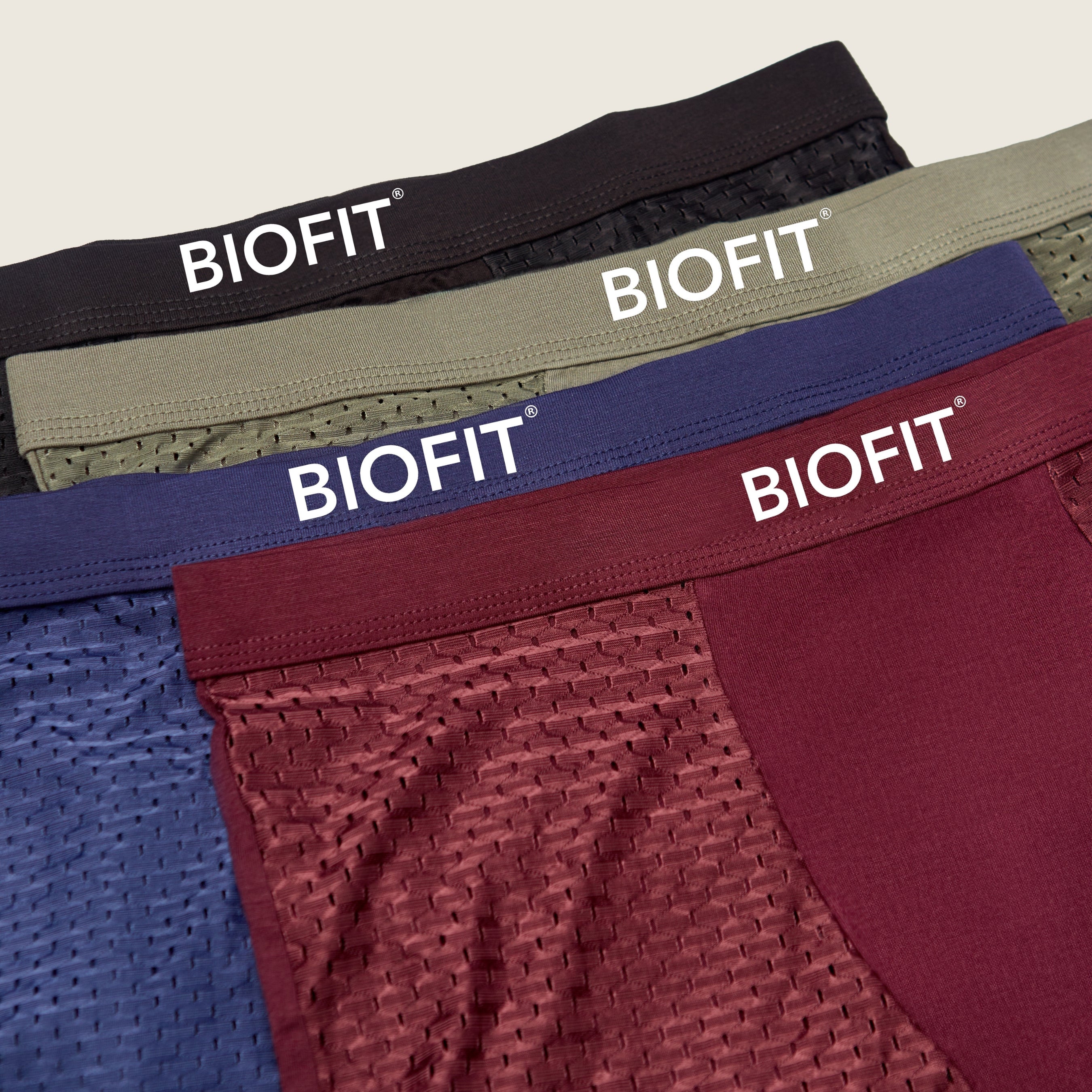 BIOFIT® Bamboo Boxers 5-Pack Multicolor