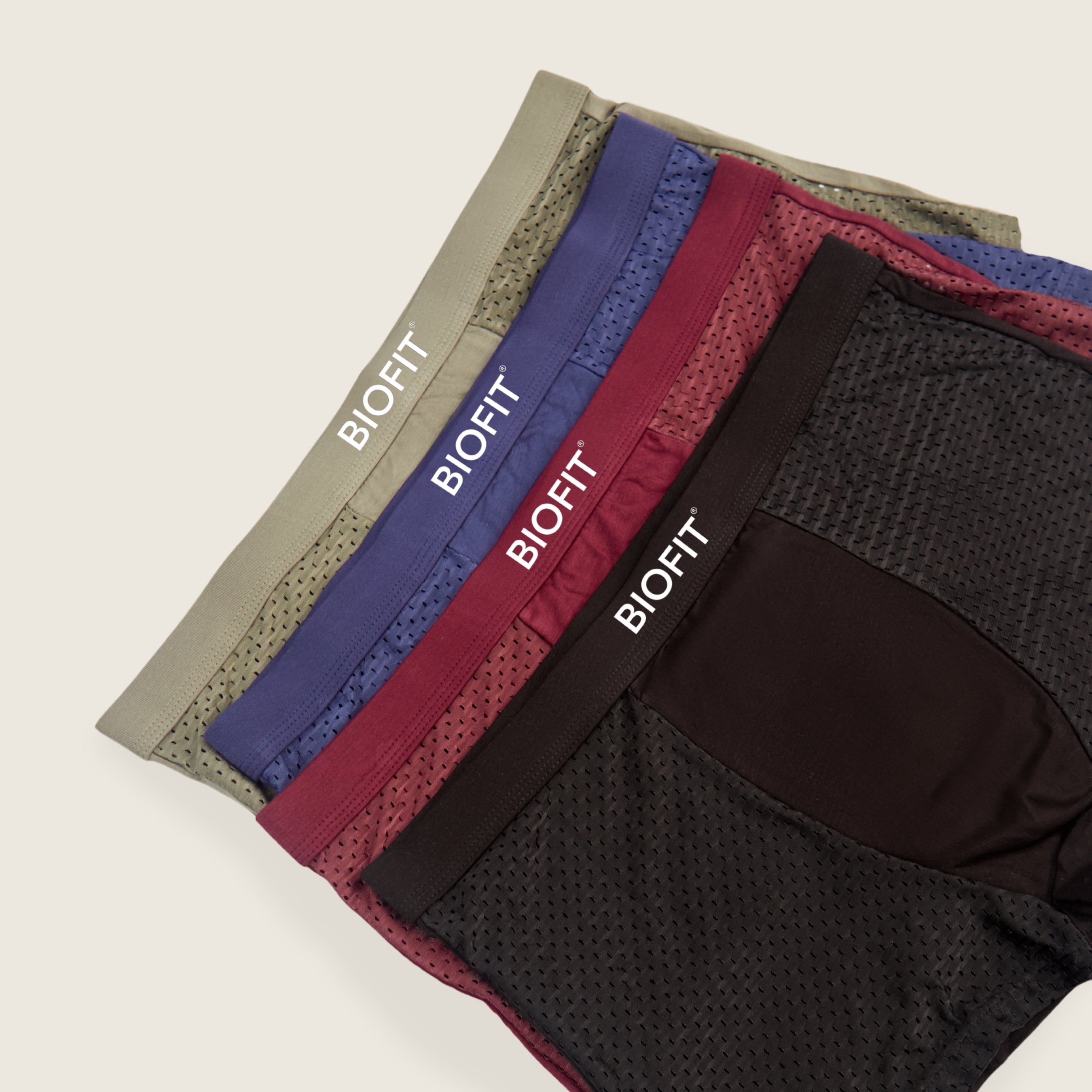 BIOFIT® Bamboo Boxers 5-Pack Multicolor